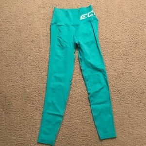 XS Echt brand teal in color leggings